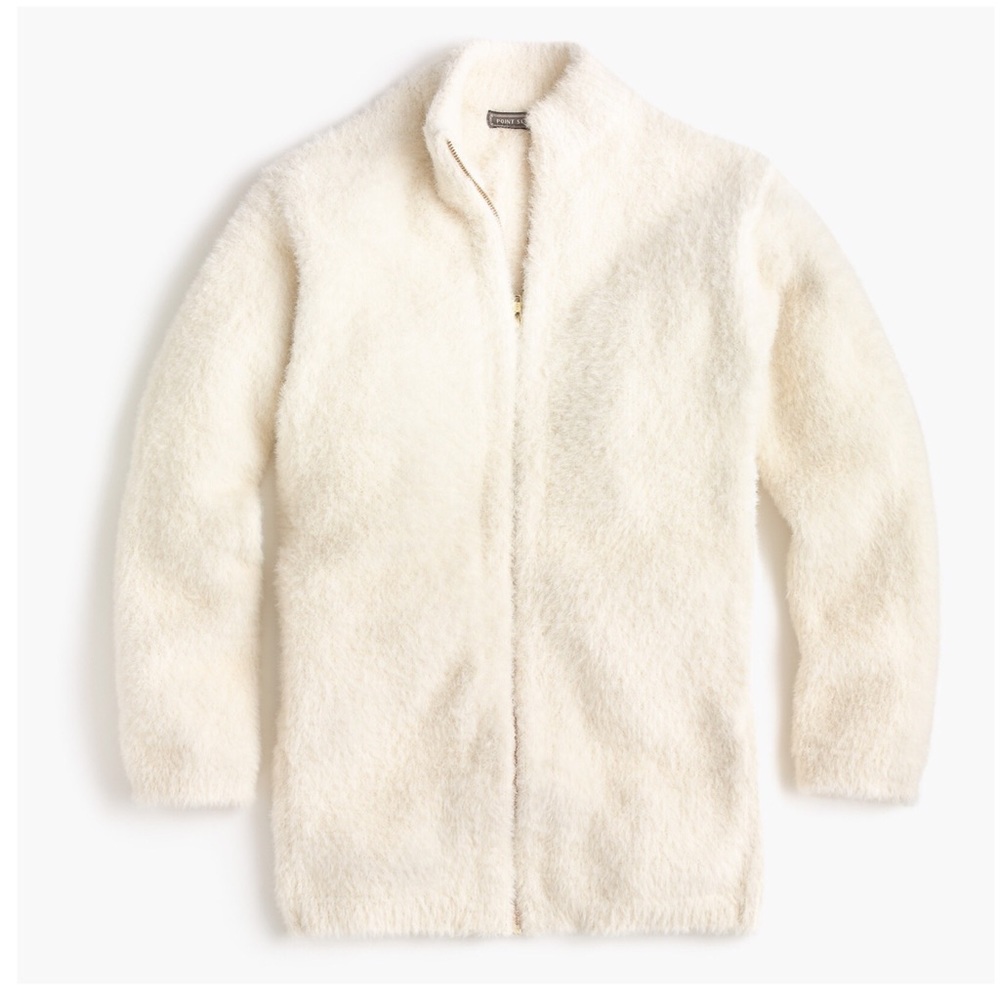 J.Crew Point Sur Fuzzy Cardigan Sweater